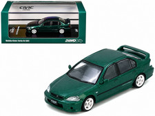 Honda Civic Ferio Si Ek Green Metallic Rhd 164 Inno64 Diecast