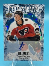 2023-24 Upper Deck Allure #IB-2 Tyson Foerster Iced Breakaway Autographs