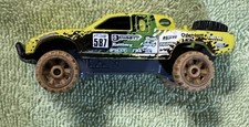 Mattel Hot Wheels 2003 Yellow Die Cast Model Metal Pick-Up Truck Toyota Baja