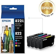 EPSON 822 DURABrite Ultra Ink High Capacity Black Standard Color Cartridge