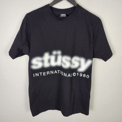 Rare NWOT Stussy International 1980 Blur Shirt In Black Streetwear Small #0592