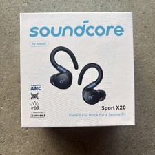 Soundcore by Anker Sport X20 Ear-Hook True Wireless Earbuds Waterproof Black