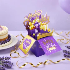 Happy Birthday Gifts Women Luxury Lavender Spa Gift Basket Bath Essentials Mom