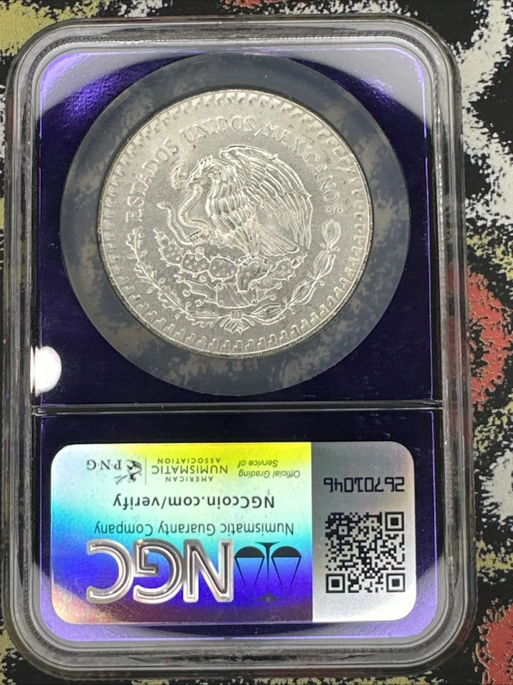 1985 Mo Mexico 1 Onza Libertad Silver Coin NGC Ms67 Bert Label Beautiful Toning - Image 4 of 4