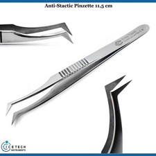 Edelstahl Pinzetten Spitzpinzette Antistatic Tweezer Anatomisch antistatisch Neu