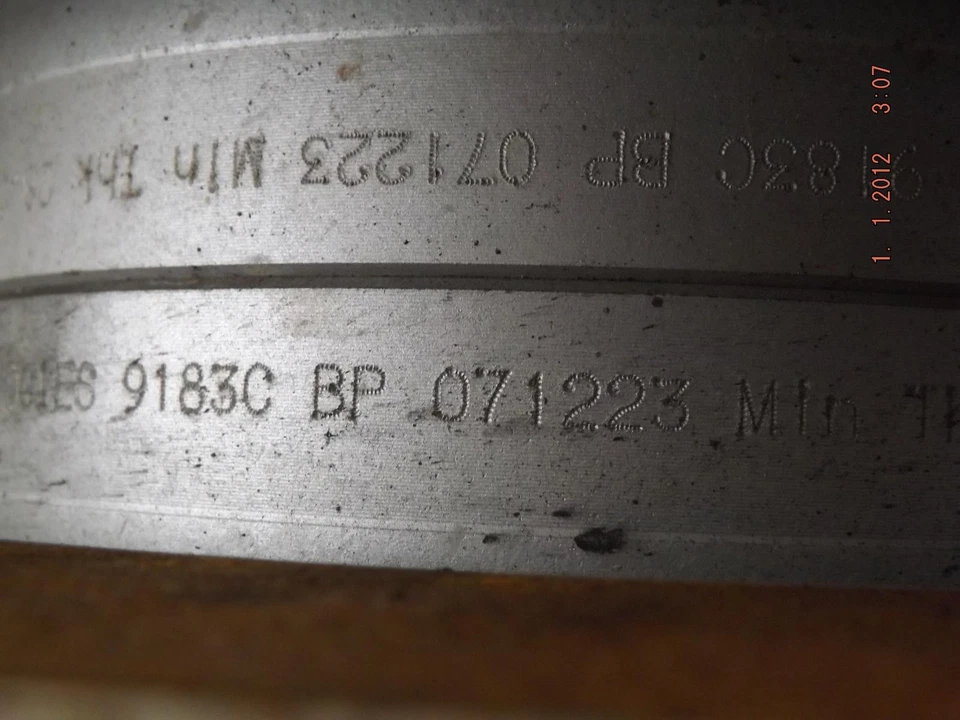 Par de discos/tambor de freno delantero Land Rover Discovery Sport Bp071223 2,2 diésel 14-19Z Foto 2 de 4