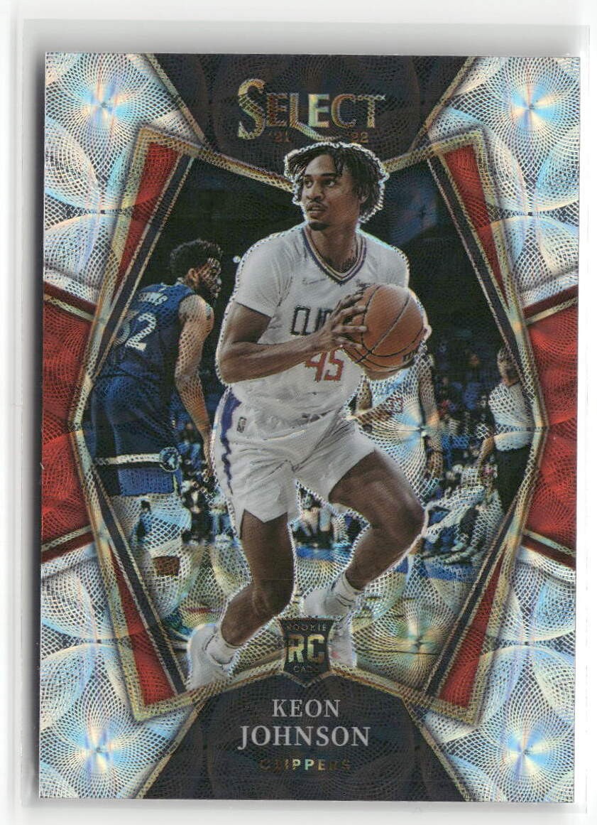 2021-22 Panini Select #115 Keon Johnson Scope Prizms ☘️227