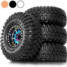115mm1.9 Beadlock Wheel Rim Tire Set for 1/10...