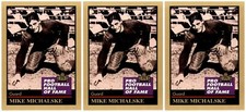 (3) 1991 ENOR Pro Football HOF #98 Mike Michalske Green Bay Packers Card Lot