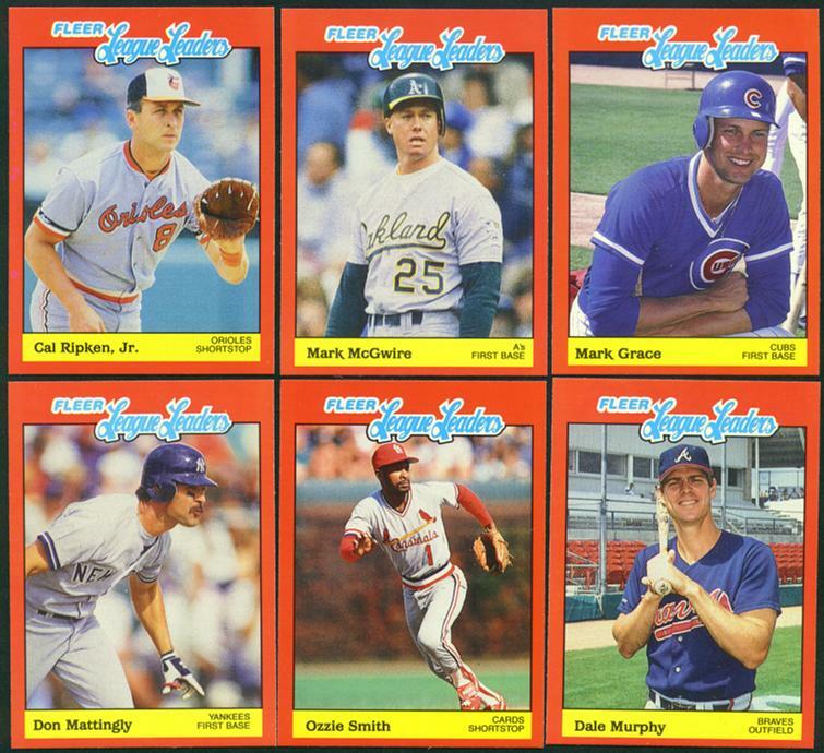 Will Clark #4 1989 Fleer League Leaders
