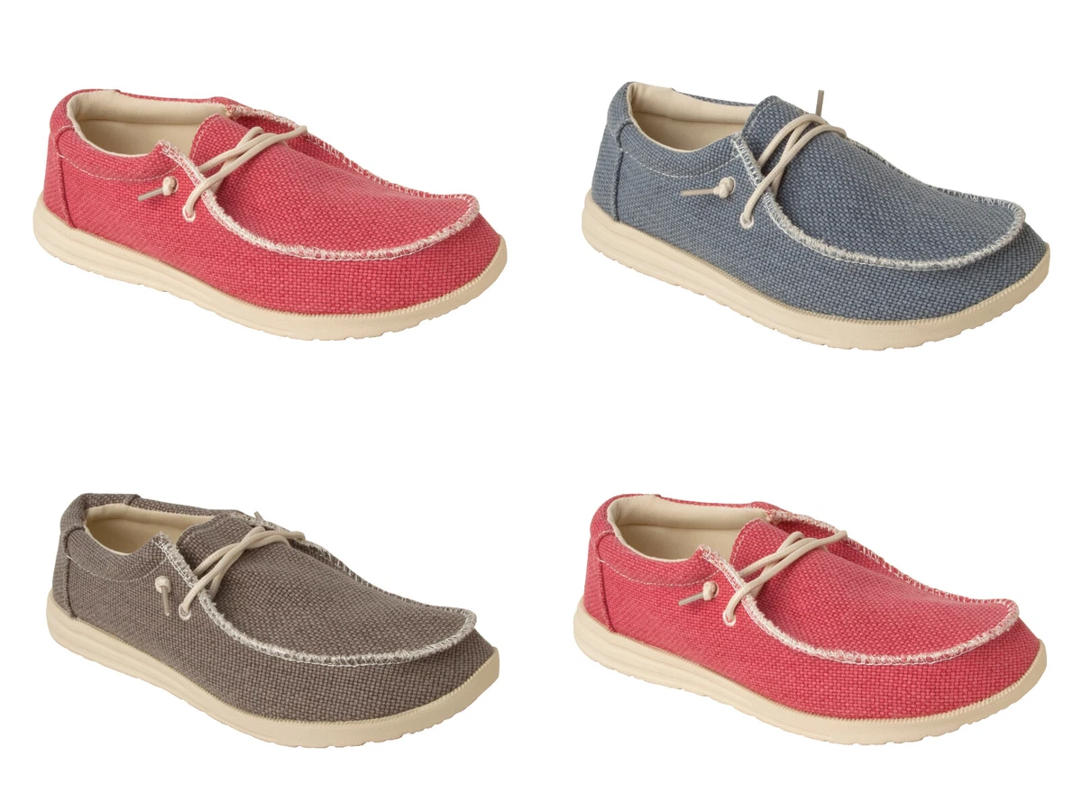 MENS CASUAL BOAT DECK SHOES COMFY DECORATIVE LACE SLIP ON