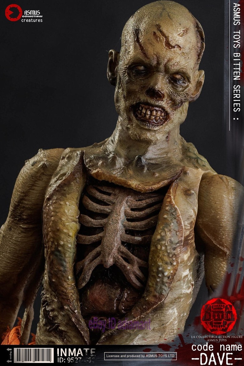 Asmus Toys Prisoner Zombie Dave 1/6 Male Action Figure Model H12in