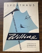 RARE Vintage 1960 Austria Innsbruck Sportshaus Witting Mountaineer Store Catalog