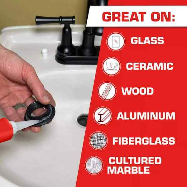 Clear Silicone Waterproof Sealant Aquarium Safe Loctite 2.7 oz Tube