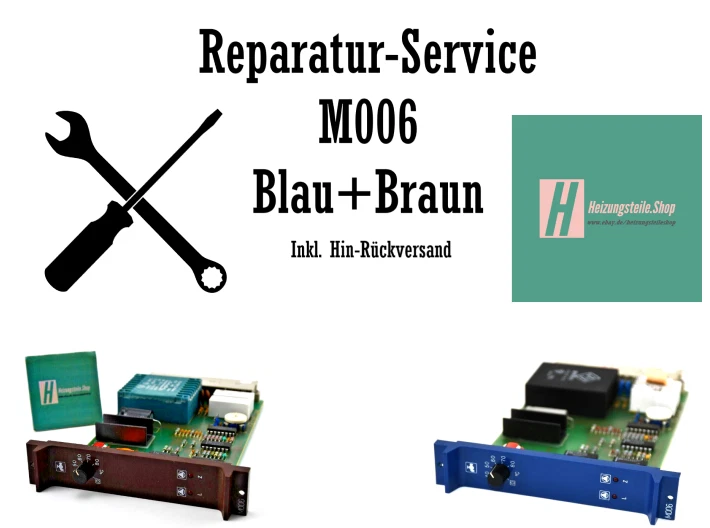 Reparatur-Service Buderus Modul M006 Braun / Blau Ecomatic 3000 Inkl. Versand - Bild 2 von 4