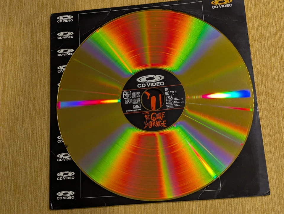 The Cure -  In Orange (1987) Laserdisc LD Robert Smith Music PAL - NOT A DVD - Image 3 of 4