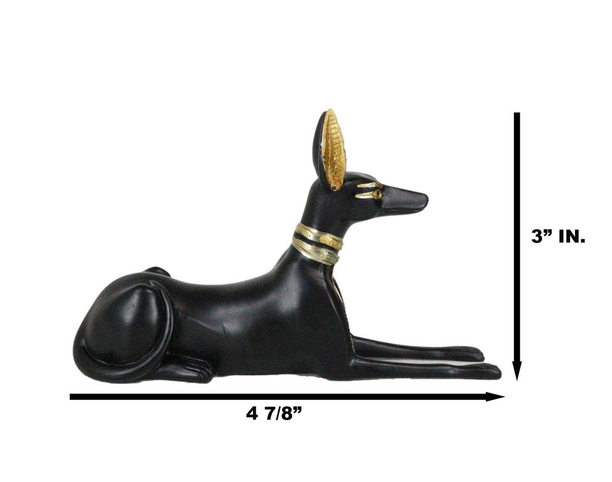 Ebros Egyptian Classical God Anubis Jackal Dog Figurine 5.5