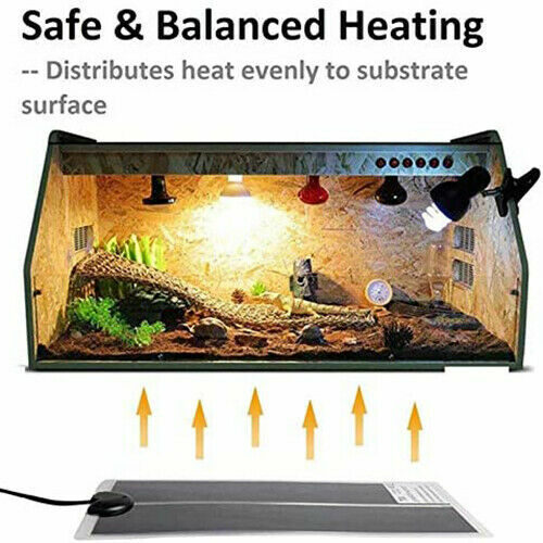 5W/14/20 Terrarium Heizmatte Bodenheizung Heizfolie Wärmematte Reptilien Heizung - Bild 5 von 13