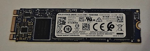 Toshiba KSG60ZMV256G 256GB M.2 2280 SATA 6.0 GB/S SSD Solid State Drive - Picture 2 of 2