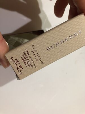 Burberry Lip Glow Balm Orange Poppy BNIB