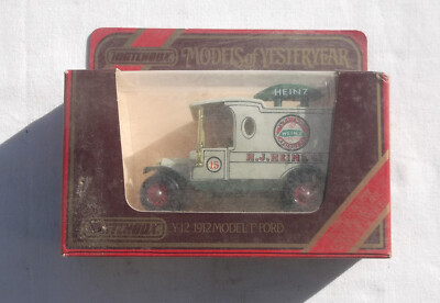 Y-12 1912 Ford H.J. Heinz Co. Model T Matchbox Models of Yesteryear Toy