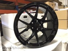 20 Gloss Black F1 Fi Style 8.5 Wheels Rims Fits 2015 Ford Mustang