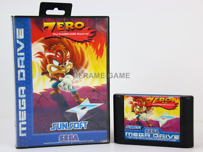Sega Mega Drive OVP Zero the Kamikaze Squirrel Gut ohne Anleitung