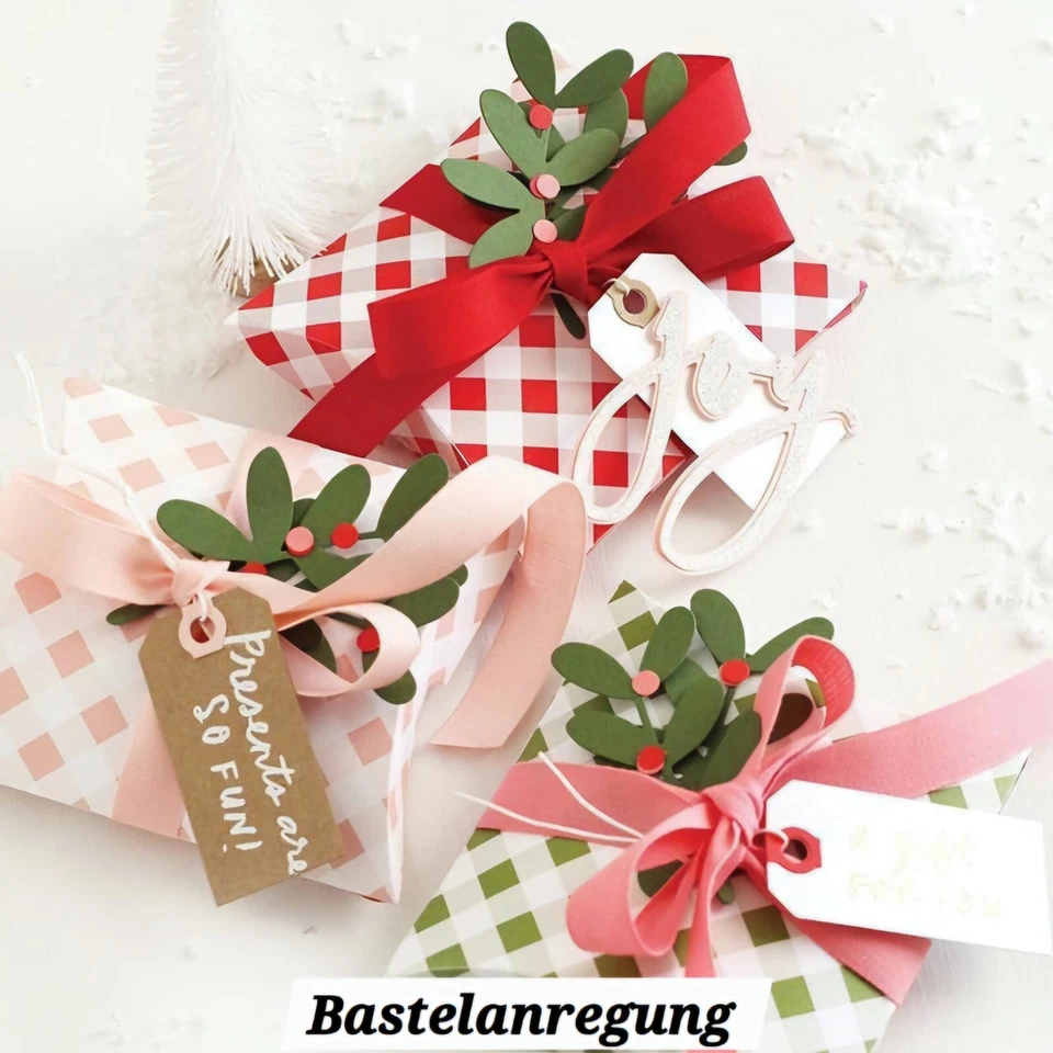 Stanzschablone F.Sizzix BS Framelits Cutting Dies Pillow Box Verpackung Bag Up - Bild 3 von 4