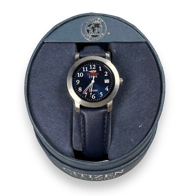 Citizen Limited Edition US Open 2000 Navy Genuine Leather  display picture 2