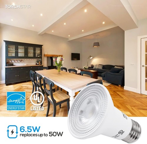 Versatile 12-Pack Warm White Dimmable LED Bulbs, Energy Efficient E26 Base - Picture 7 of 10