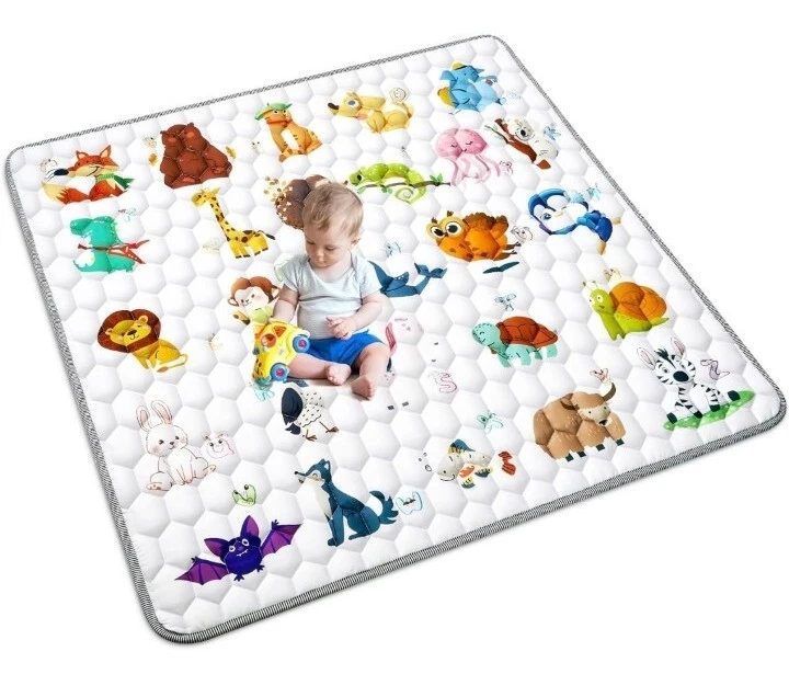 Baby-Play-Mat 50''x50'' Baby Floor Play Mat Non-Slip One-Piece, Machine Washable
Opens in a new wind