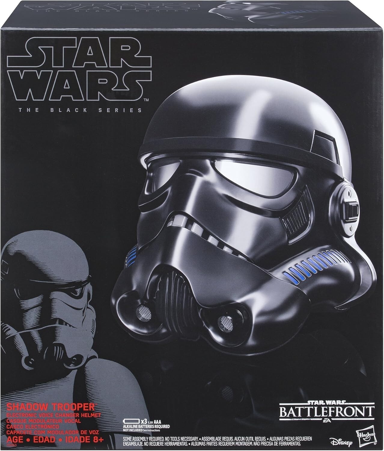 Casque Shadow Trooper Star Wars réplique électronique taille réelle adulte pour collectionneur