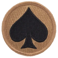 Spade Patrol Patch - 2" Round Embroidered Patch
