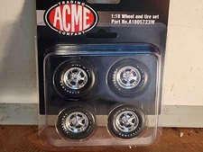 1:18 ACME CRAGAR WIDE O OVAL STREET WHEEL & TIRE SET - A1805723W - BEST PRICING