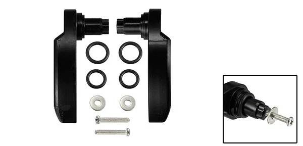 Bolsa de sillín de motocicleta palanca de manija de cierre DOS personalizados para Harley-Davidson negro Foto 2 de 4