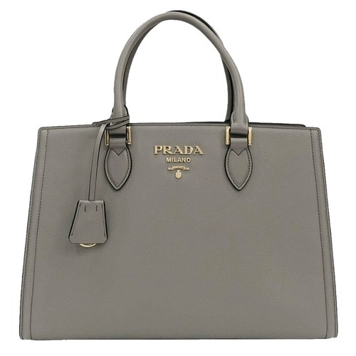 Prada 1BA786 NZV Large Saffiano Double Zip Lux Women's Tote Bag
