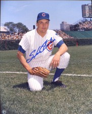 Steve Barber (D 2007) w/the Chicago Cubs- signed 8x10 photo INPERSON w/ COA