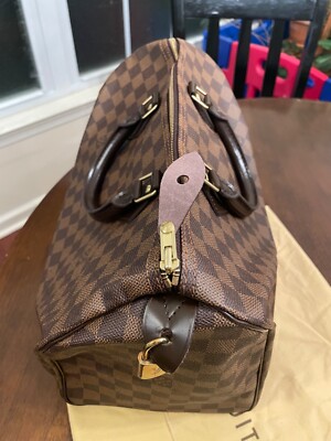 Louis Vuitton Speedy Duffle 35 Brown Canvas Monogram