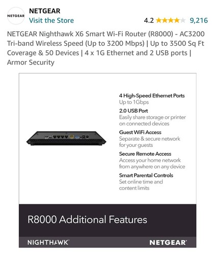 Routeur WiFi tri-bande Netgear Nighthawk X6 AC3200 et lot de 2 extensions AC750 - Photo 18/18