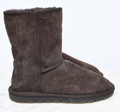 SHEARERS UGG Australia Sheepskin Suede Winter Brown Short Boots