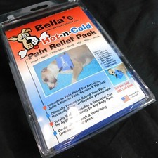 Bella's Dog Pet Hot n Cold Pain Relief Pack Gel 8" x 11" Washable Cover Straps