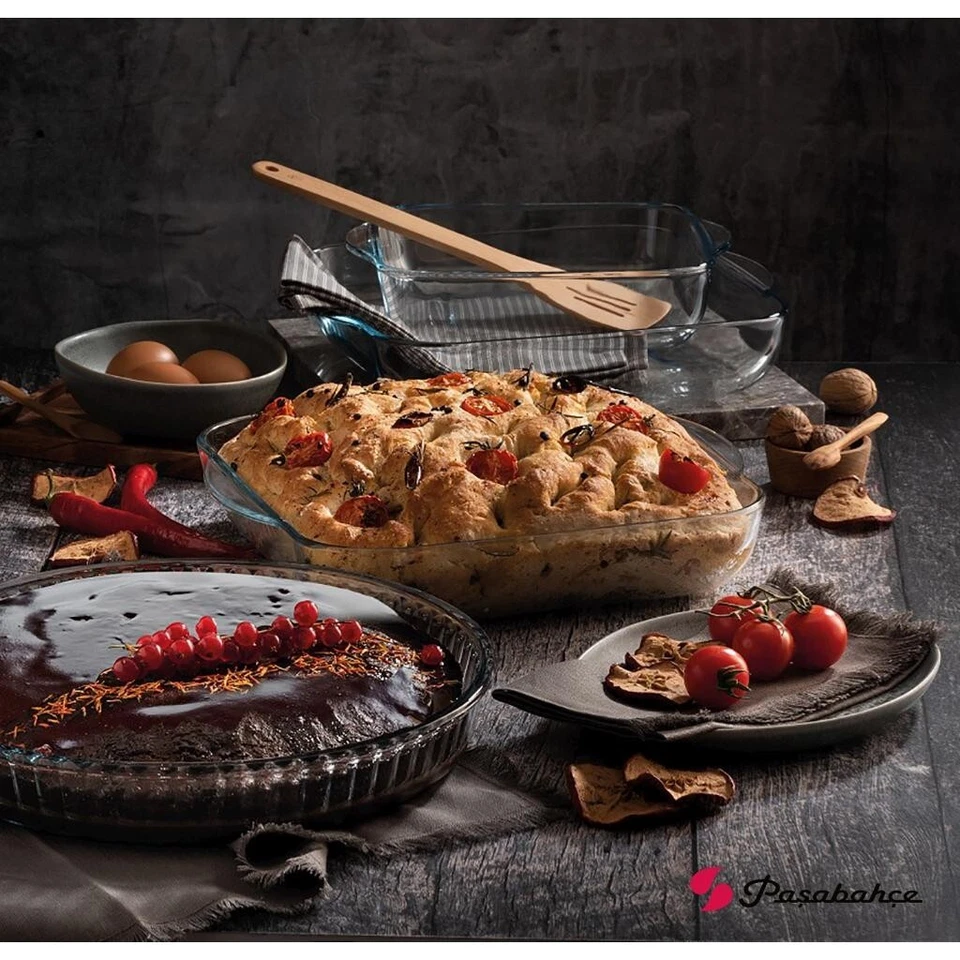 Ø 31,9 cm TARTEFORM Glas Quicheform Kuchenform Backform Obstkuchenform - Bild 2 von 3