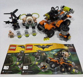 Lego Bane Toxic Truck Attack 70914 Lego Batman Movie 100% Complete Dc Hero Set