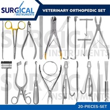 20 Instruments Veterinary Orthopedic Pack Surgical Stainless Steel German Grade