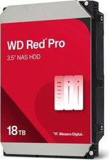 Image of WD Red Pro 18TB NAS Hard Drive – 7200RPM, SATA 6Gb/s, 512MB Cache, 8-16 Bay