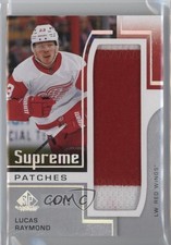 2024-25 Upper Deck SP Game Used Supreme 10/15 Lucas Raymond #SP-LR Patch 0c3