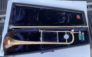 ORIGINAL Vintage CG Conn 6H Tenor Trombone Elkhart Indiana