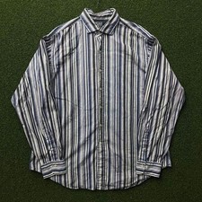 Vintage 90s Polo Ralph Lauren Estate Classic Fit Striped Button Down Shirt
