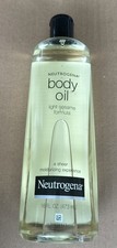 Neutrogena Body Oil For Dry Skin, Light Sesame Formula, 16 fl. oz