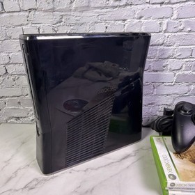 Xbox 360 S Console Model 1439 + Power, 1 Controller & 4 Games - Tested ✅